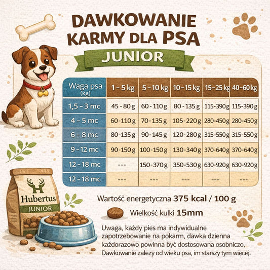 GROW Kaczka z Rybą Junior Large Hubertus