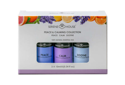 Olejki eteryczne PEACE & CALMING Set 100% Naturalne Serene House