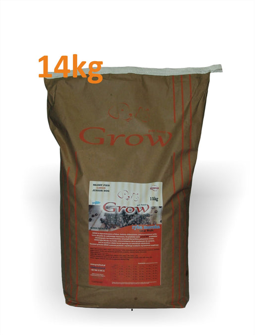 Wielkie opakowanie suchej karmy dla szczeniąt ras małych i średnich z kurczakiem i łososiem