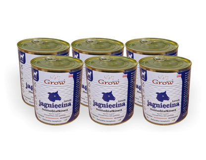 GROW Jagnięcina karma mokra