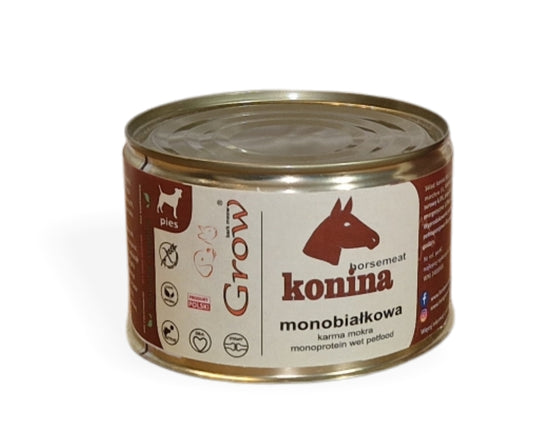 GROW Konina karma mokra 415g