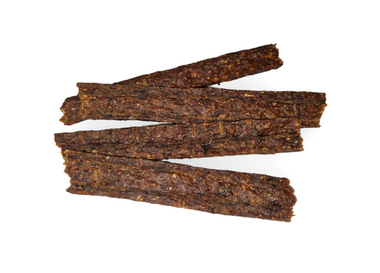 Półmiękkie, lekkostrawne treserki z kaczki dla psa, bogate w białko i kolagen