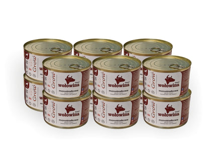 GROW Wołowina karma mokra