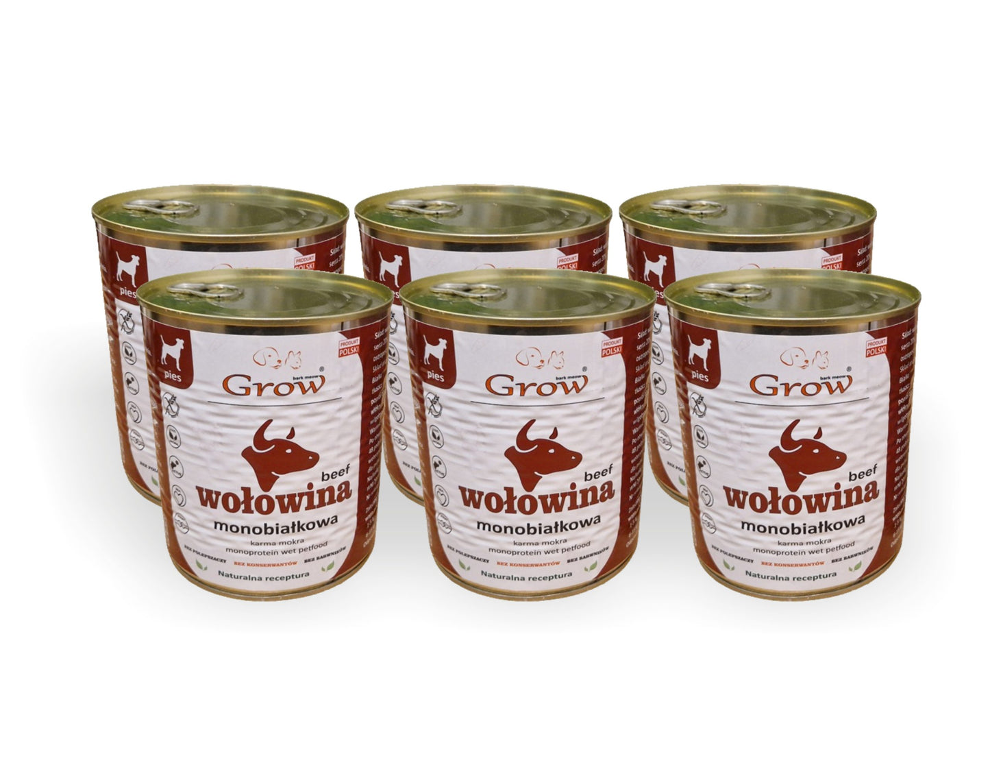 GROW Wołowina karma mokra